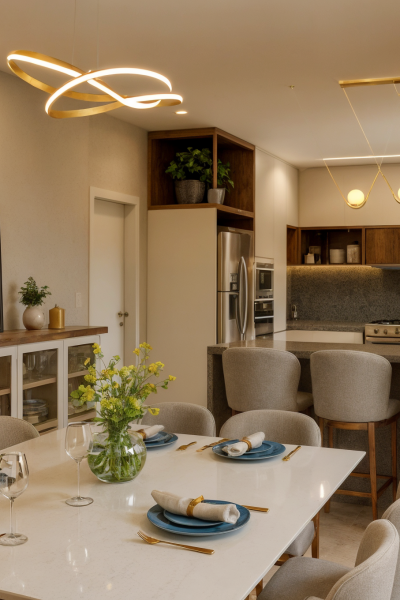 SALA COM COZINHA R&J